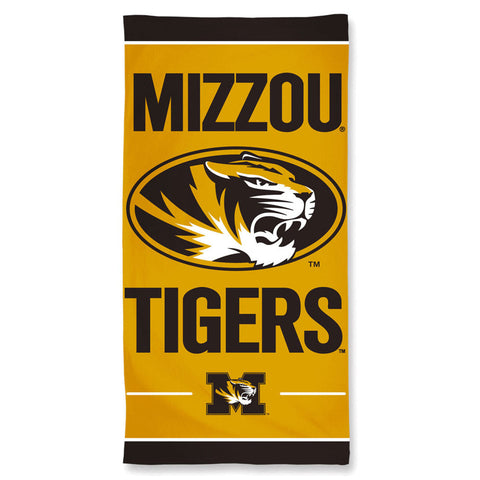 Missouri Tigers Towel 30x60 Beach Style - Special Order-0