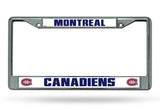 Montreal Canadiens License Plate Frame Chrome