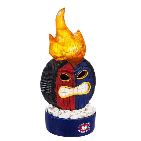 Montreal Canadiens Statue Lit Team Puck - Special Order - Team Fan Cave