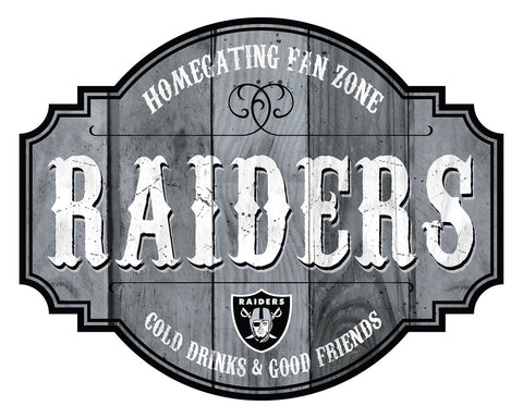 Las Vegas Raiders Sign Wood 12 Inch Homegating Tavern-0