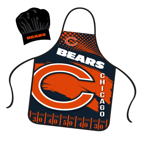 Chicago Bears Chef Hat and Apron Set-0