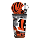 Cincinnati Bengals Helmet Cup 32oz Plastic with Straw-0