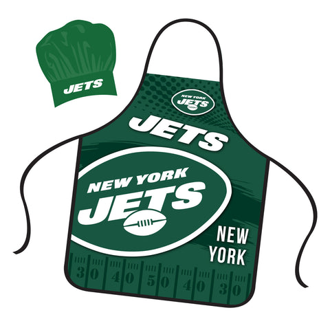 New York Jets Chef Hat and Apron Set-0