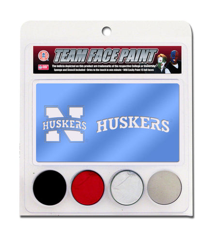 Nebraska Cornhuskers Face Paint Script Logo CO