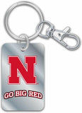 Nebraska Cornhuskers Keychain Slogan - Team Fan Cave