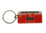 Nebraska Cornhuskers Plastic Keychain Script Logo - Team Fan Cave