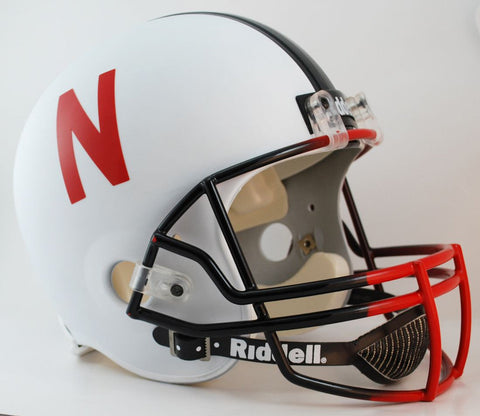 Nebraska Cornhuskers Riddell Deluxe Replica Helmet - Alternate White-0