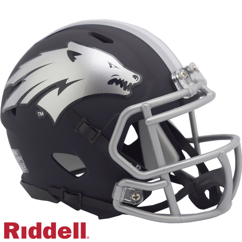 Nevada Wolf Pack Helmet Riddell Replica Mini Speed Style-0