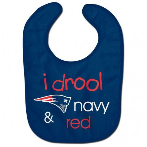 New England Patriots Baby Bib All Pro Style I Drool Design