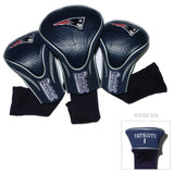 New England Patriots Golf Club 3 Piece Contour Headcover Set-0