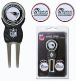 New England Patriots Golf Divot Tool with 3 Markers-0