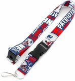 New England Patriots Lanyard Breakaway Style Dynamic Design