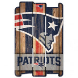 New England Patriots Sign 11x17 Wood Fence Style-0