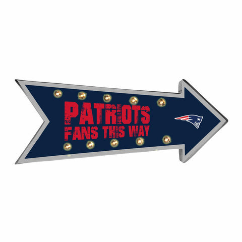 New England Patriots Sign Running Light Marquee - Team Fan Cave