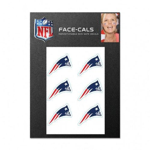 New England Patriots Tattoo Face Cals - Team Fan Cave