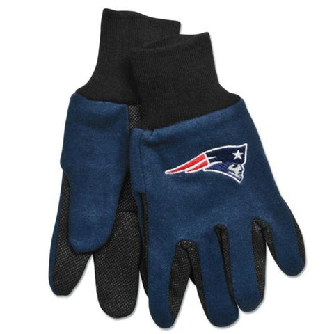 New England Patriots Two Tone Adult Size Gloves