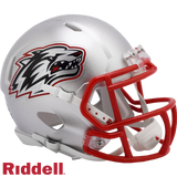 New Mexico Lobos Helmet Riddell Replica Mini Speed Style Silver-0