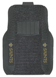 New Orleans Saints Car Mats Deluxe Set - Team Fan Cave