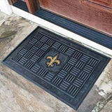 New Orleans Saints Door Mat Medallion 19x30 - Special Order - Team Fan Cave