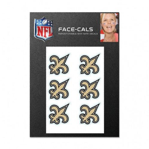 New Orleans Saints Tattoo Face Cals - Team Fan Cave