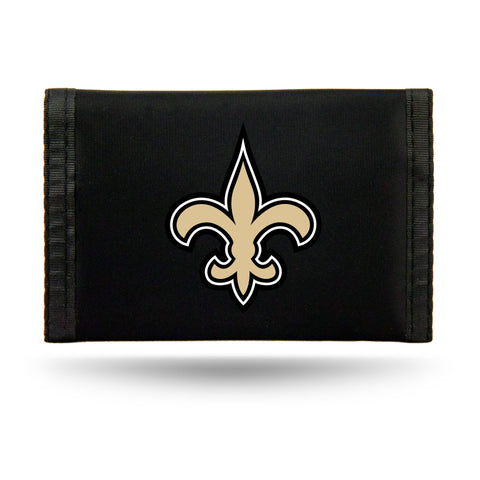 New Orleans Saints Wallet Nylon Trifold - Team Fan Cave