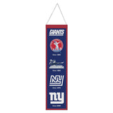 New York Giants Banner Wool 8x32 Heritage Evolution Design-0