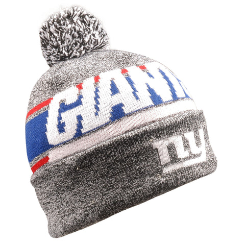 New York Giants Beanie Gray Stripe Light Up - Team Fan Cave