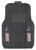 New York Giants Car Mats Deluxe Set - Team Fan Cave