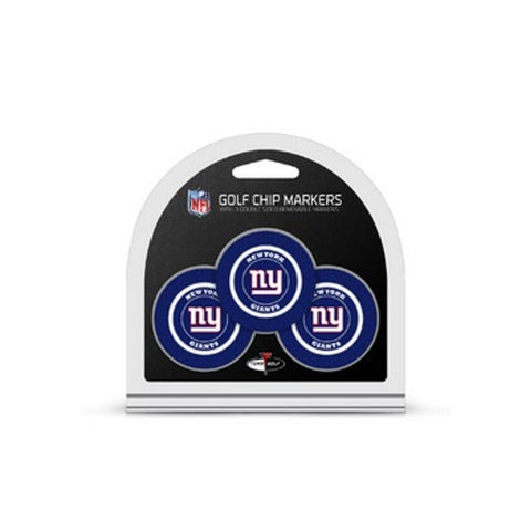 New York Giants Golf Chip with Marker 3 Pack-0