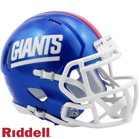 New York Giants Helmet Riddell Replica Mini Speed Style Color Rush-0