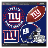 New York Giants Magnet Kit 4 Piece - Team Fan Cave