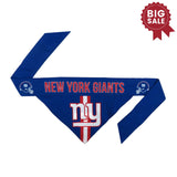 New York Giants Pet Bandanna Size L - Team Fan Cave