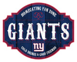 New York Giants Sign Wood 12 Inch Homegating Tavern