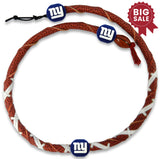 New York Giants Spiral Football Necklace - Team Fan Cave