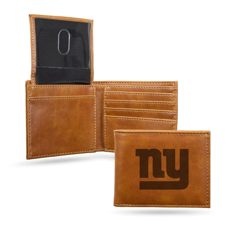 New York Giants Wallet Billfold Laser Engraved