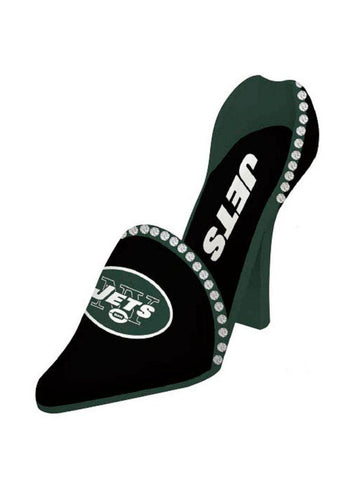 New York Jets Decorative Wine Bottle Holder - Shoe - Team Fan Cave