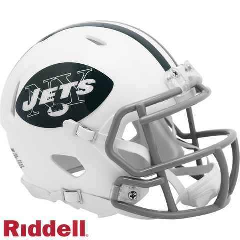 New York Jets Helmet Riddell Replica Mini Speed Style 1965-1977 T/B-0