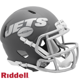 New York Jets Helmet Riddell Replica Mini Speed Style Slate Alternate-0