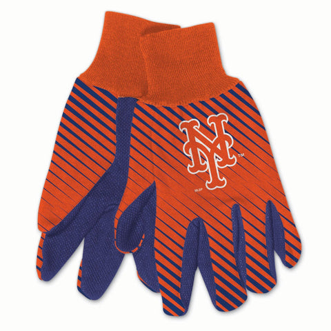 New York Mets Two Tone Gloves - Adult Size-0