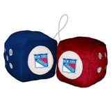 New York Rangers Fuzzy Dice - Team Fan Cave