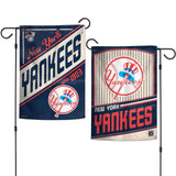 New York Yankees Flag 12x18 Garden Style 2 Sided Cooperstown-0