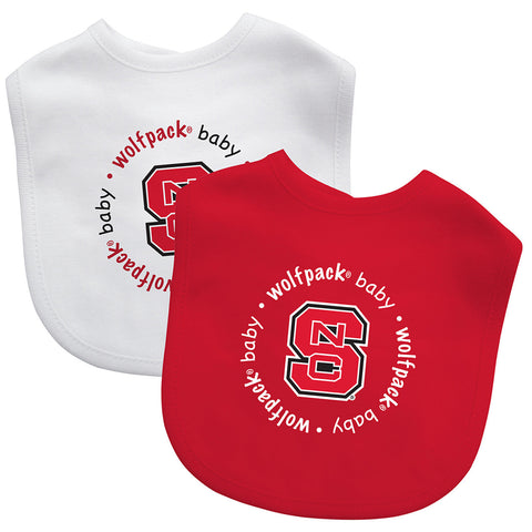 North Carolina State Wolfpack Baby Bib 2 Pack-0