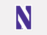 Northwestern Wildcats Decal 4x4 Perfect Cut Color-0