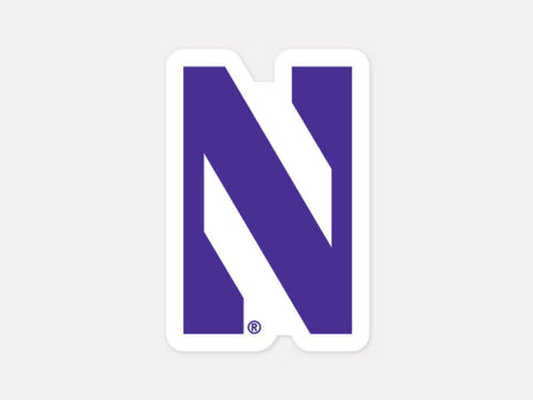 Northwestern Wildcats Decal 4x4 Perfect Cut Color - Team Fan Cave