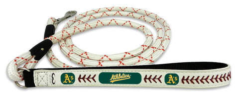 Oakland Athletics Baseball Leather Leash - L - Team Fan Cave