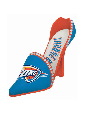 Oklahoma City Thunder Decorative Wine Bottle Holder - Shoe - Team Fan Cave