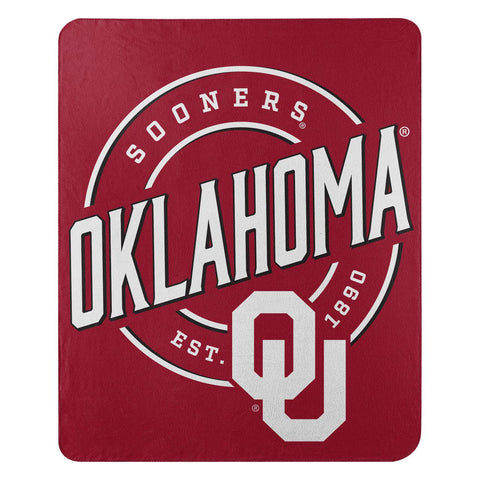 Oklahoma Sooners Blanket 50x60 Fleece Campaign Design