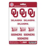 Oklahoma Sooners Decal Set Mini 12 Pack