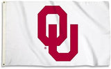 Oklahoma Sooners Flag 3x5 BSI White Background