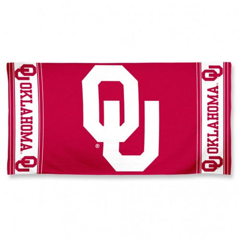 Oklahoma Sooners Towel 30x60 Beach Style